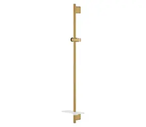 Grohe Rainshower SmartActive - Duschstange mit Ablage 90 cm, gebürstet, Cool Sunrise 