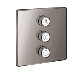 Grohe Grohtherm SmartControl - Unterputzventil für 3 Geräte, Graphite 