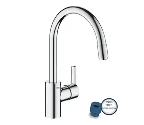 Grohe Feel - Spültischarmatur mit Ausziehbrause, verchromt 