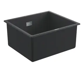 Grohe Spülbecken - Kompositspüle K700 mit Ablaufgarnitur 46 x 41 cm, Granit, schwarz 