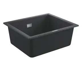 Grohe Spülbecken - Kompositspüle K700 mit Ablaufgarnitur, 53 x 46 cm, Granit, schwarz 