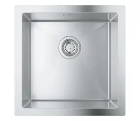 Grohe Spülbecken - K700 Spülbecken mit Ablaufgarnitur 46x46 cm gebürsteter Edelstahl 