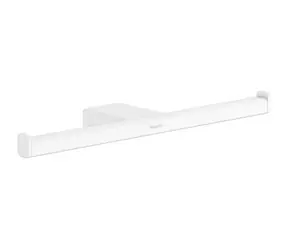 Hansgrohe AddStoris - Doppel-Toilettenpapierhalter, mattweiß 