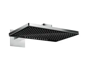 Hansgrohe Rainmaker Select - Kopfbrause 460 | 2 Strahlarten | Brausearm 46 cm | Schwarz/Chrom 