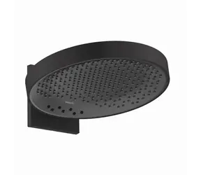 Hansgrohe Rainfinity - 360° -Kopfbrause mit Anschluss | 3 Strahlarten, matt schwarz 