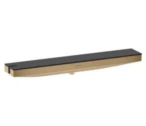 Hansgrohe Rainfinity - Wandwinkel mit Halterung und Ablage, gebürstete Bronze 