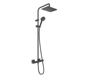 Hansgrohe Vernis Shape - Duschrohr 230 mit Thermostat | EcoSmart | Mattschwarz 
