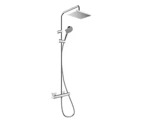 Hansgrohe Vernis Shape - Brauserohr 230 mit Thermostat | EcoSmart | Chrom 