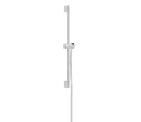 Hansgrohe Unica - Duschstange 96 cm | mit Brauseschlauch, mattweiß 