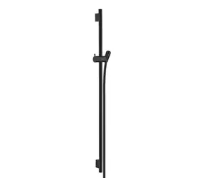 Hansgrohe Unica'S - Duschstange 90 cm mit Brauseschlauch, matt schwarz 