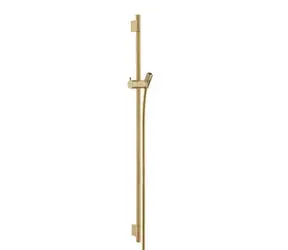 Hansgrohe Unica'S - Duschstange 90 cm mit Brauseschlauch, gebürstete Bronze 