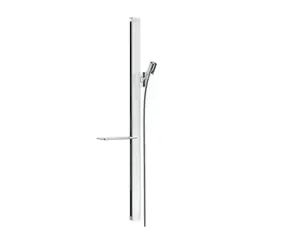Hansgrohe Unica'E - Duschstange 90 cm | mit Brauseschlauch weiß/chrom 