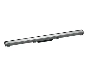 Hansgrohe RainDrain Match - Duschrinne mit Edelstahlrost 900 | mit höhenverstellbarem Rahmen, verchromt 