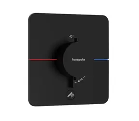 Hansgrohe ShowerSelect Comfort - Thermostatarmatur für Unterputzmontage, matt schwarz 