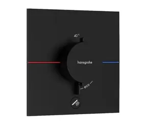 Hansgrohe ShowerSelect Comfort - Thermostatarmatur für Unterputzmontage, matt schwarz 