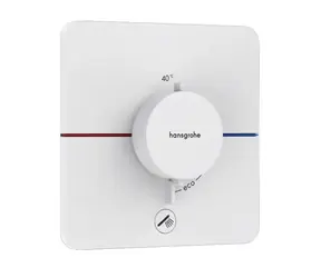 Hansgrohe ShowerSelect Comfort - Thermostatarmatur für Unterputzmontage, mattweiß 
