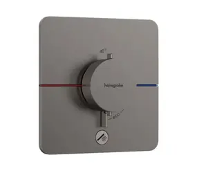 Hansgrohe ShowerSelect Comfort - Thermostatarmatur für Unterputzmontage, gebürstetes Schwarzchrom 