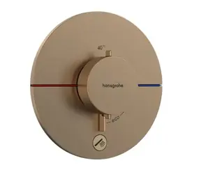 Hansgrohe ShowerSelect Comfort - Thermostatarmatur für Unterputzmontage, gebürstetes Bronze 