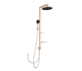 Ideal Standard ALU+ - Duschset ohne Armatur | Durchmesser 26 cm | 2 Düsen | Rosé 