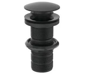 Ideal Standard Accessories - Click-Clack Ablaufgarnitur für Waschbecken ohne Überlauf | schwarz 