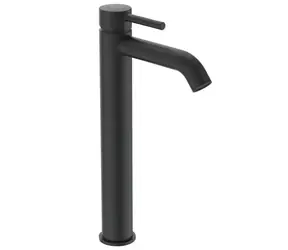 Ideal Standard CeraLine - Waschtischarmatur mit Ablaufgarnitur | schwarz 