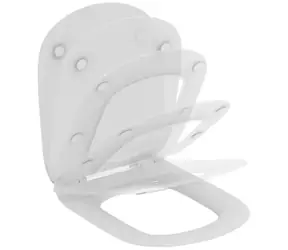 Ideal Standard Tesi - extraflacher WC-Sitz | Absenkautomatik | Weiß 