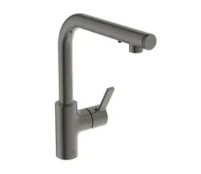 Ideal Standard Gusto - Spültischarmatur mit Seifenspender | Magnetgrau 