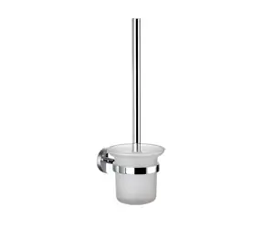 kielle Oudee - Wand-WC-Bürste mit Halterung | Milchglas/Chrom