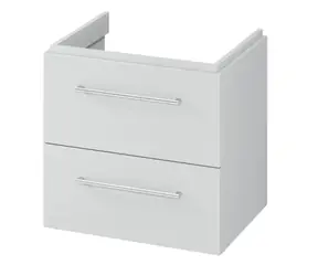 kielle Arkas I - Waschbeckenunterschrank 59x57x44 cm | 2 Schubladen | grau