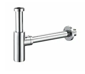 kielle Siphons - Waschbeckensiphon | Durchmesser 32 mm | rund | Metall | Chrom
