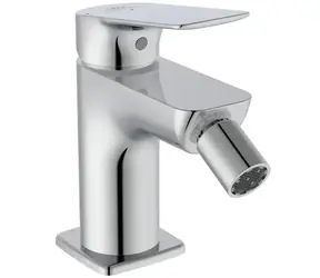 Ideal Standard Ceralife C - Bidet-Mischbatterie mit Click-Clack-Auslauf | BlueStart | Chrom