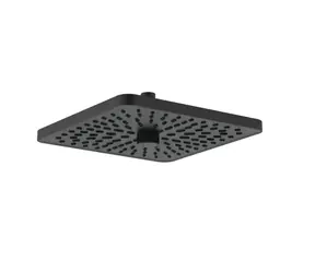 Ideal Standard Idealrain ALU+ - Kopfbrause | 26 x 26 cm | 2 Düsen | seidenmatt schwarz