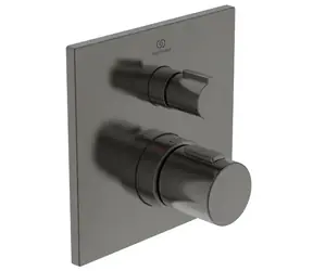 Ideal Standard CeraTherm - Unterputz-Thermostat-Duscharmatur | Magnetgrau