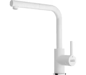 Franke Lina - Spültischarmatur FS 3235.094 mit Ausziehbrause, weiß-led
