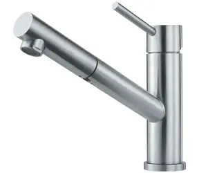 Franke Orbit - FC 9461 Spültischarmatur mit Ausziehbrause, Edelstahl