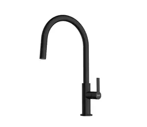 Franke Maris Slim - Spültischarmatur FS 2839.901 mit Ausziehbrause, matt schwarz