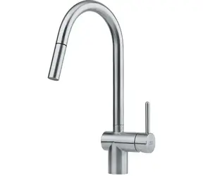 Franke Leda Neo - Spültischarmatur FC 0047 mit ausziehbarer Edelstahl-Endkappe
