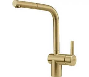 Franke Atlas Neo - Spültischarmatur FC 3791.504 mit Ausziehbrause Gold