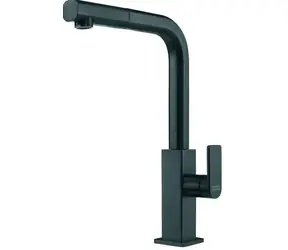 Franke Mythos - FC 0442 Spültischarmatur mit Ausziehbrause, schwarz