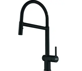 Franke Active - Spültischarmatur FN 3407.901 mit flexiblem Arm, matt schwarz