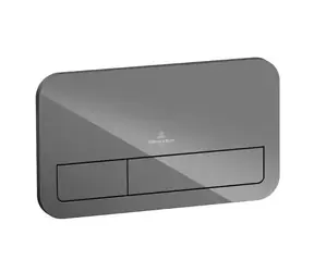 Villeroy & Boch ViConnect - Abdeckplatte M200, glänzend grau 