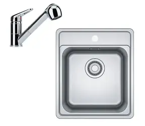 Franke Sets - Küchenset N89 | Edelstahlspüle BCX 610-42 und Armatur FC 9547.031 | Chrom
