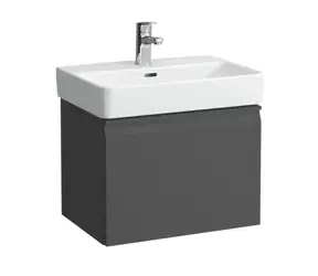 Laufen Pro S - Waschbeckenunterschrank | 51x37x39 cm | 1 Schublade | Graphit matt