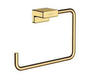 Hansgrohe AddStoris - Handtuchhalter | polierte Goldoptik