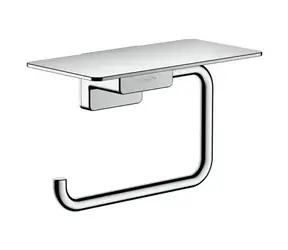 Hansgrohe AddStoris - Toilettenpapierhalter mit Ablage | Chrom