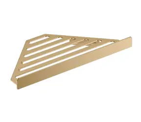 Hansgrohe AddStoris - Eckregal | gebürstete Bronze