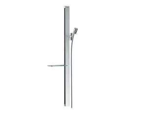 Hansgrohe Unica'E - Duschstange 90 cm | mit Brauseschlauch | Chrom