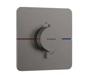 Hansgrohe ShowerSelect Comfort - Thermostatarmatur für Unterputzmontage | Gebürstetes Schwarzchrom
