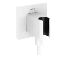 Hansgrohe - Brausebogen mit Halterung, mattweiß