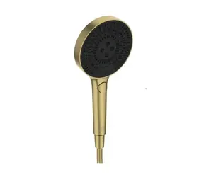 Ideal Standard - Duschkopf, 3 Strahlarten, EcoFLow, gebürstetes Gold